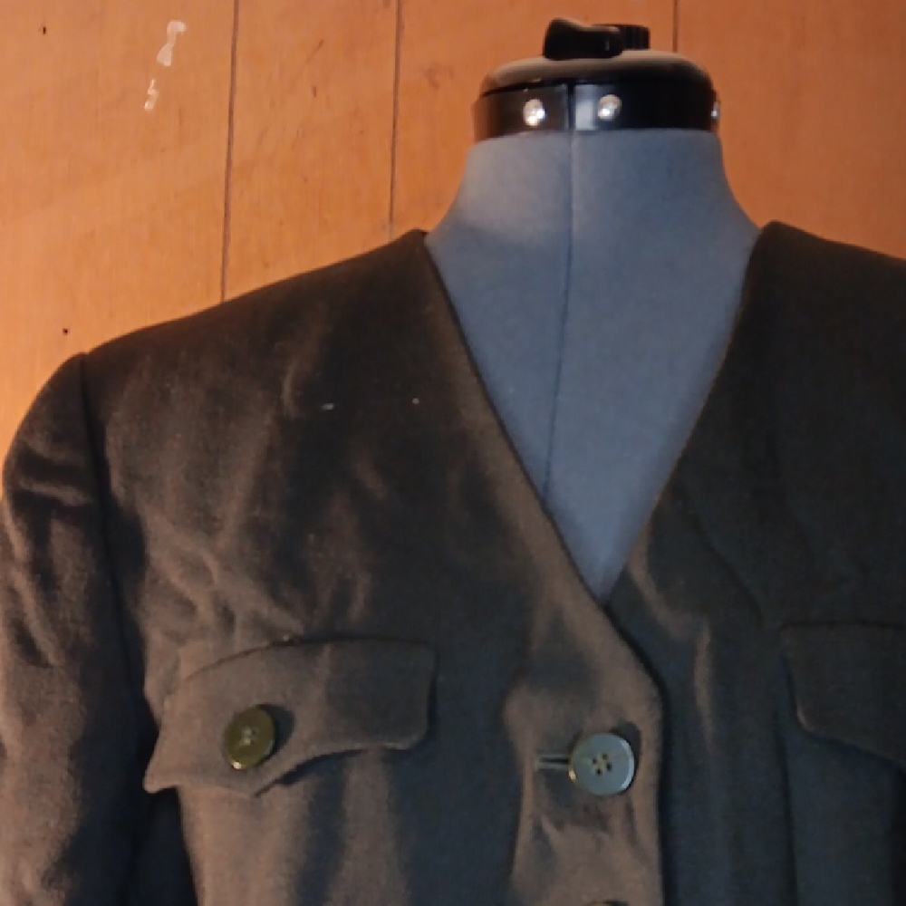 Kasper Dark Olive Military Jacket